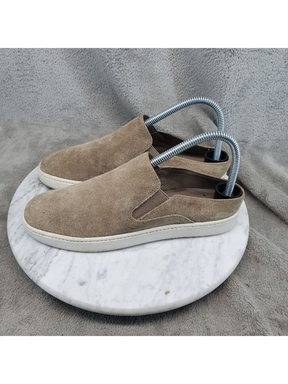 Vince Shoes Womens Size 6 Brown Suede Verrell Slip-On Casual Comfort Mule *Read*